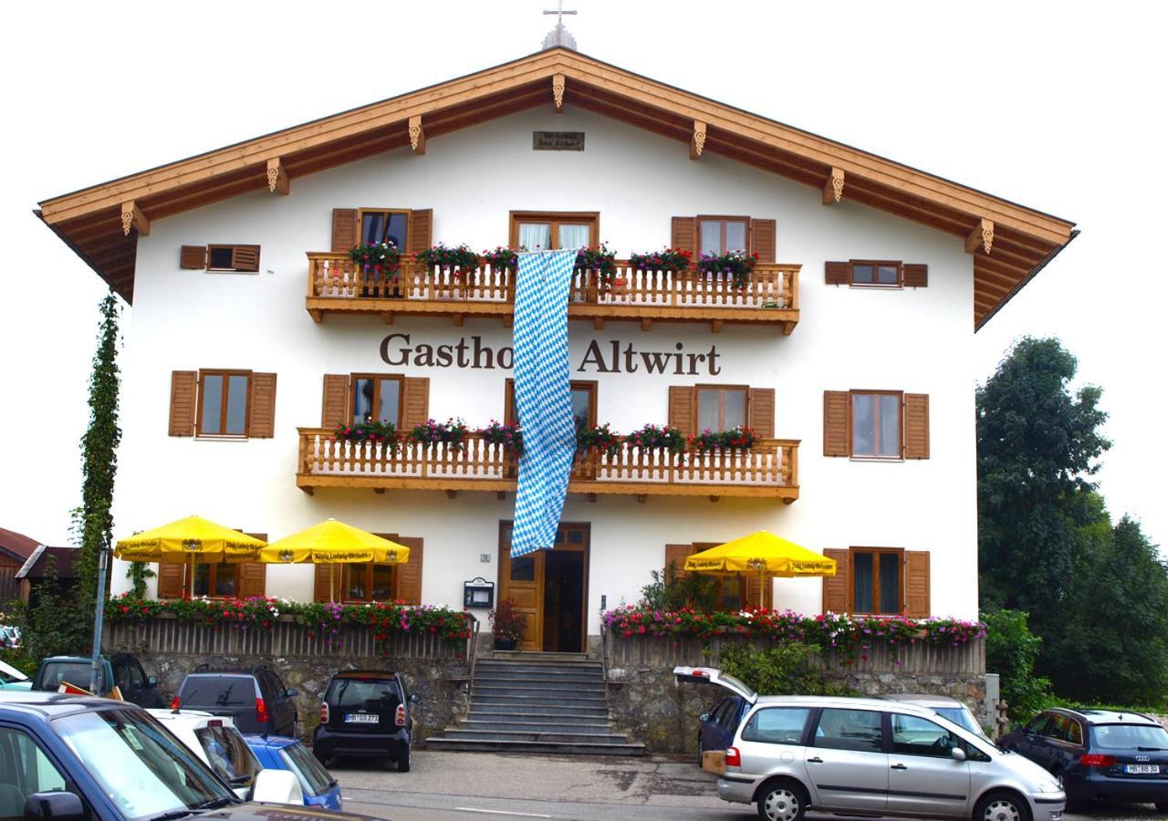 Gasthof Pension Altwirt Sachsenkam Luaran gambar